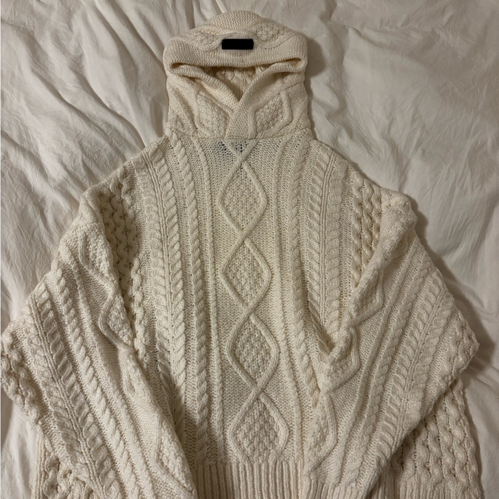 Fear of god essentials knit hoodie